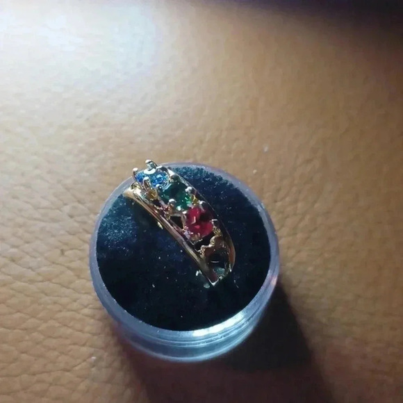 💙🌹Gold-plated Mother's ring. yellow - Picture 5 of 10